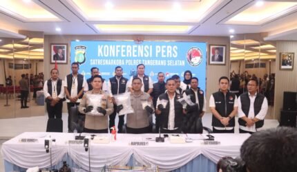 Polres Tangsel Ungkap Peredaran Sabu, Ekstasi, dan Narkotika Sintetis, 5 Tersangka Diamankan - Teropong Rakyat