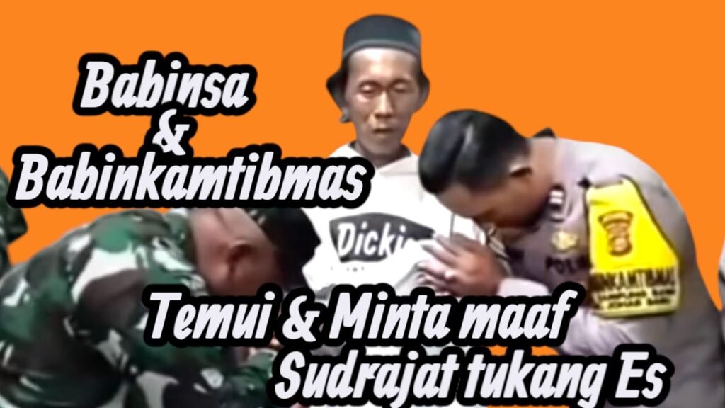 Portal Berita Indonesia dan Dunia Terkini Hari Ini, Update Harian Terbaru, Terlengkap, Tajam, Aktual dan Berimbang. Babinsa dan Bhabinkamtibmas Minta Maaf ke Penjual Es Jadul (Hunkue) - Teropong Rakyat