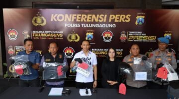 Polres Tulungagung Amankan 2 Tersangka Jambret di Dua TKP