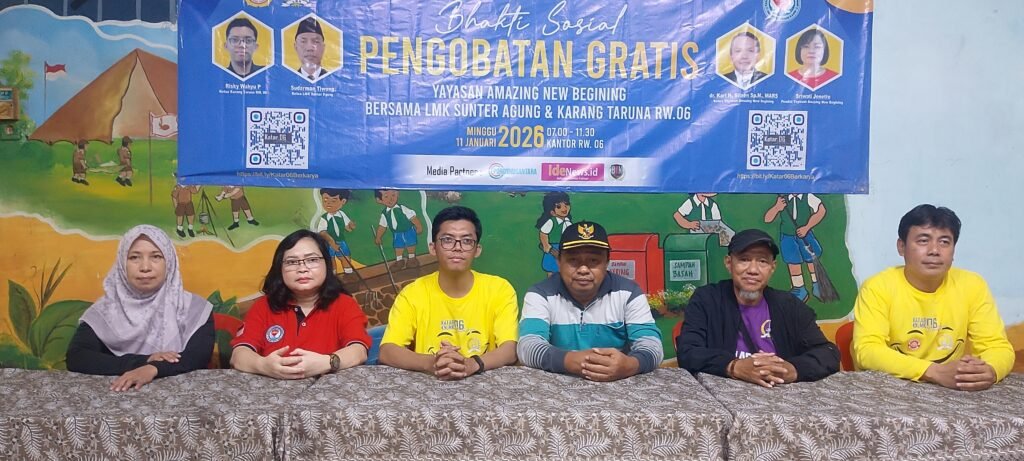 Karang Taruna RW.06 Sunter Agung Gelar Pengobatan Gratis, Pendiri Yayasan Amazing New Begining, Sriwati Jenette : bisa menjadi contoh bagi anak muda lainnya - Teropong Rakyat