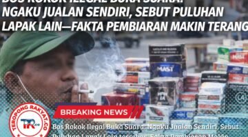 Bos Rokok Ilegal Buka Suara: Ngaku Jualan Sendiri, Sebut Puluhan Lapak Lain, Fakta Pembiaran Makin Terang