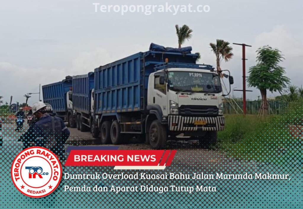 Portal Berita Indonesia dan Dunia Terkini Hari Ini, Update Harian Terbaru, Terlengkap, Tajam, Aktual dan Berimbang. Dumtruk Overload Kuasai Bahu Jalan Marunda Makmur, Pemda dan Aparat Diduga Tutup Mata - Teropong Rakyat