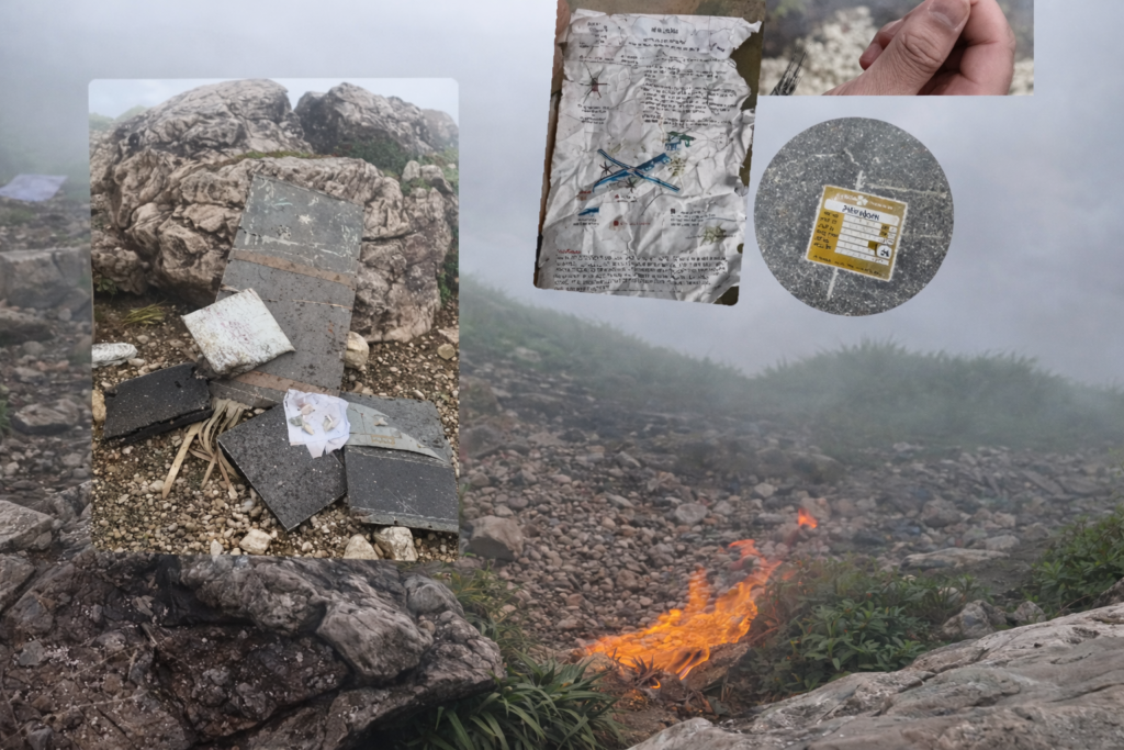 Serpihan Pesawat ATR 42-500 Ditemukan di Lereng Puncak Bulusaraung - Teropong Rakyat