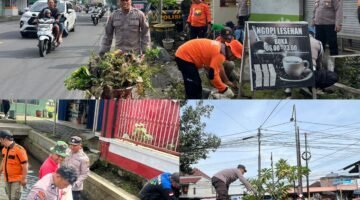 Forkopimcam Pakisaji Kompak Bersihkan Lingkungan Lewat Program Indonesia ASRI