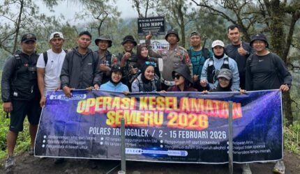 Polres Trenggalek Kampanyekan Operasi Keselamatan Semeru 2026 Dengan 'Muncak Bareng - Teropong Rakyat
