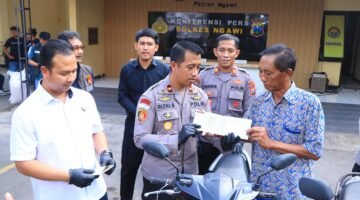 Polres Ngawi Tuai Apresiasi, Ungkap Curanmor dan Kembalikan Motor ke Pemiliknya Gratis