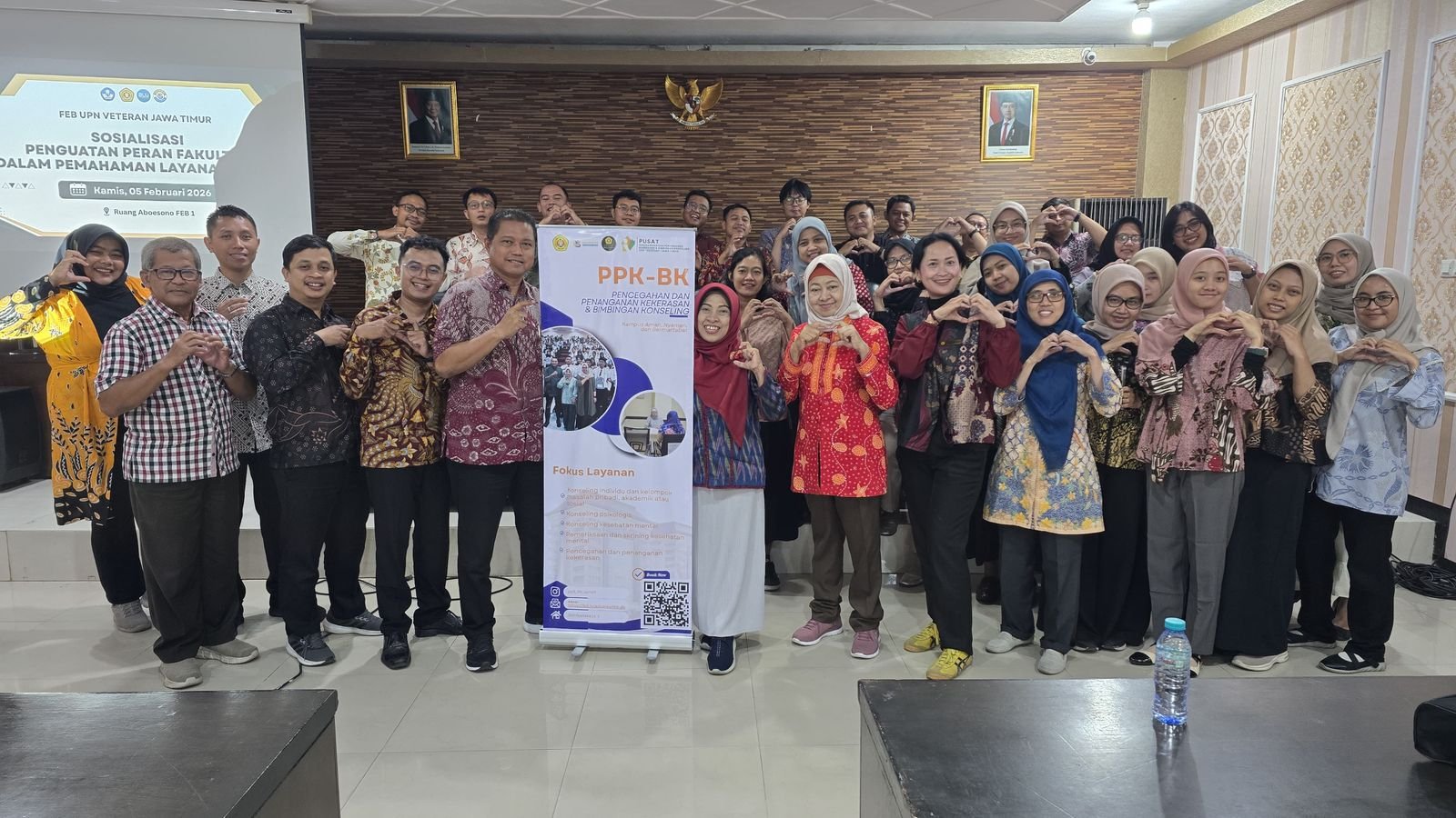 Perkuat Iklim Akademik yang Aman dan Sehat, FEB UPN Veteran Jawa Timur Gelar Sosialisasi Layanan PPKBK bagi Dosen
