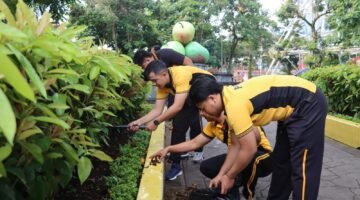Sinergi Polres Batu dan Pemkot Gelar Korve Massal di Alun-Alun, Implementasikan Gerakan Nasional “Indonesia ASRI”