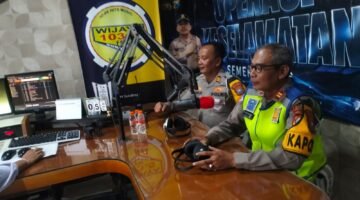 Gandeng Media Polres Pelabuhan Tanjungperak Ajak Warga Jadi Pelopor Tertib Lalu Lintas