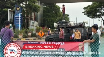 Demo Koalisi Mahasiswa Hukum Nusantara di Kantor Bea Cukai Marunda, Tuntut Audit Independen hingga Penegakan Supremasi Hukum