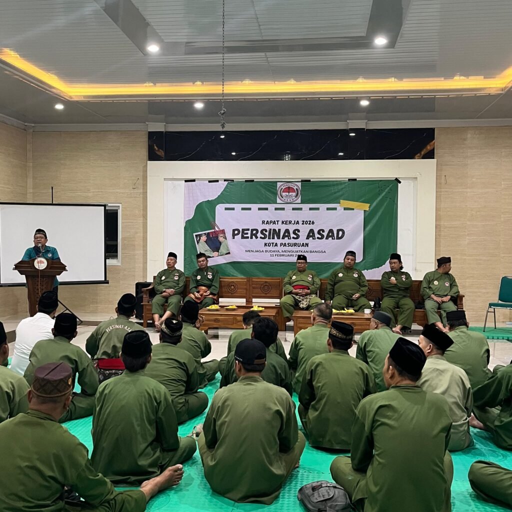 Portal Berita Indonesia dan Dunia Terkini Hari Ini, Update Harian Terbaru, Terlengkap, Tajam, Aktual dan Berimbang. Rapat Kerja Persinas ASAD Kota Pasuruan 2026 Fokuskan Menjaga Budaya Untuk Menguatkan Bangsa - Teropong Rakyat