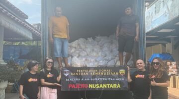Pajero Nusantara Bhakti Sosial Sembako dan Logistik Ke Sibolga dan Aceh