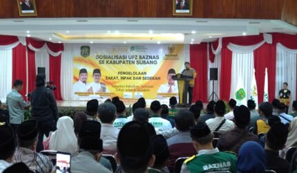 Bupati Subang Hadir Pengukuhan UPZ Baznas Yang Amanah Berintegritas - Teropong Rakyat