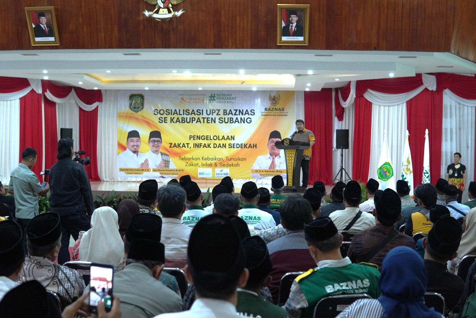 Bupati Subang Hadir Pengukuhan UPZ Baznas Yang Amanah Berintegritas