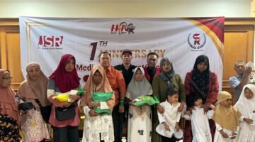 Peringati 1 Tahun, Media “Suara Rakyat +62” Lakukan Santunan Anak Yatim Dan Dhuafa