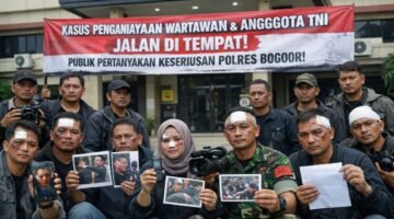 Kasus Dugaan Penganiayaan Wartawan dan Anggota TNI Jalan di Tempat, Publik Soroti Kinerja Polres Bogor
