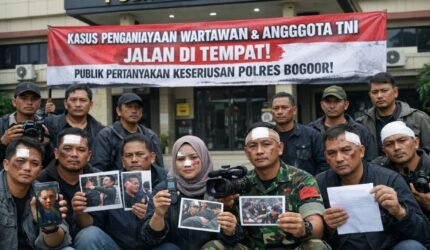 Kasus Dugaan Penganiayaan Wartawan dan Anggota TNI Jalan di Tempat, Publik Soroti Kinerja Polres Bogor - Teropong Rakyat