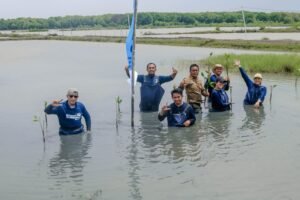 Perkuat Ketahanan Ekosistem Muara Beting, SUCOFINDO Tanam 5.000 Bibit Mangrove - Teropong Rakyat