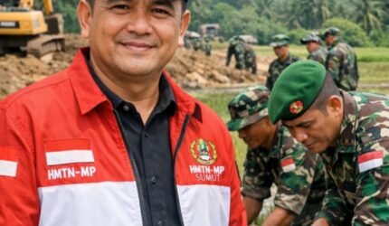 Plt Ketua DPW HMTN-MP Sumut Dukung Program TMMD ke-127 Kodim 0212/Tapsel, Wujud Kepedulian kepada Petani - Teropong Rakyat