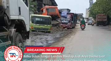 Bahu Jalan Sungai Landak Disulap Jadi Area Usaha Liar, Warga Desak Pemda dan Camat Cilincing Bertindak Tegas