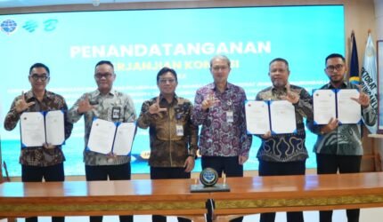 Perkuat Efisiensi Layanan dan Penerimaan Negara, Kemenhub Teken Dua Perjanjian Konsesi Pengusahaan WTDP di Muara Sabak dan Sangatta - Teropong Rakyat
