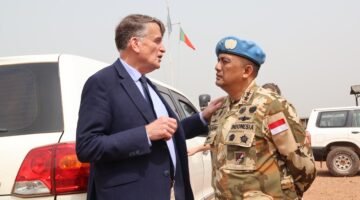 Cegah dan Penanganan SEA: DFC MINUSCA Mayjen TNI M Asmi Dampingi Kunjungan USG Christian Saunders