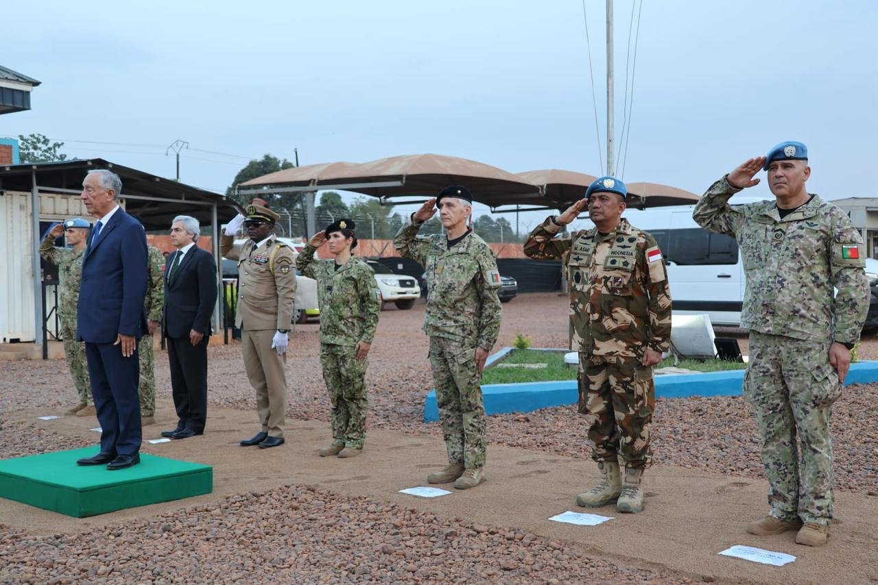 DFC Mayjen TNI M Asmi Hadiri Kunjungan Presiden Portugal ke Misi MINUSCA - Teropong Rakyat