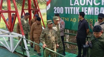 TNI AD Launching 200 Titik Jembatan Garuda, Digelar Secara Virtual di Desa Ternyang Sumberpucung