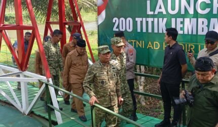 TNI AD Launching 200 Titik Jembatan Garuda, Digelar Secara Virtual di Desa Ternyang Sumberpucung - Teropong Rakyat
