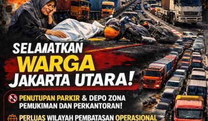 Direktur Pelindo yang Baru dan Gubernur DKI Diminta Jangan Cuek Soal Tewasnya Warga Jakarta Utara Terlindas Truk Kontainer dan Kemacetan yang Terjadi Setiap Hari - Teropong Rakyat