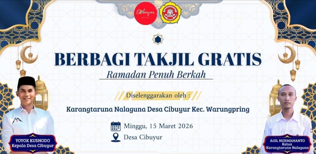 Ramadan Berkah, Warga Cibuyur dan Karang Taruna Bagikan 1.000 Takjil
