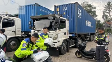 Langgar Pembatasan Operasional, 1.700 Truk Sumbu Tiga Ditindak Polda Jabar