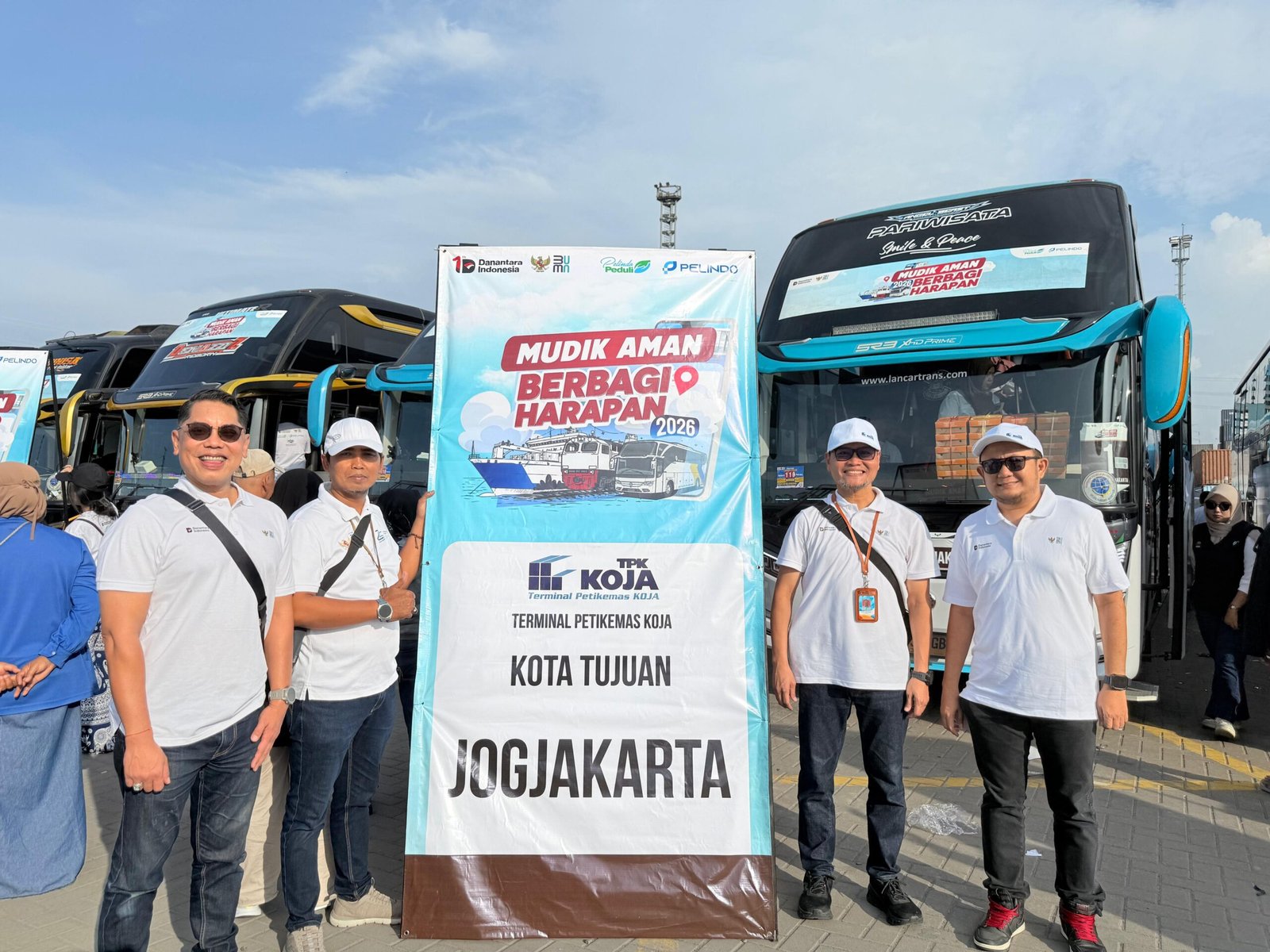 TPK Koja Dukung Program Mudik Bersama Pelindo, Fasilitasi 250 Pemudik Menuju Kampung Halaman