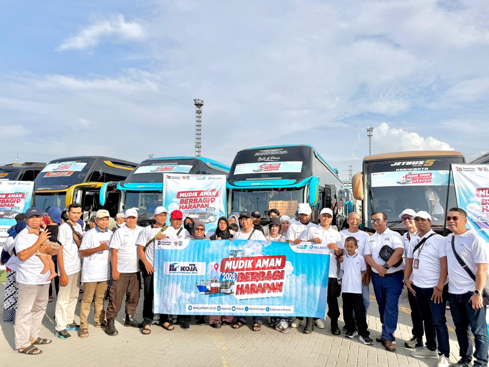 TPK Koja Dukung Program Mudik Bersama Pelindo, Fasilitasi 250 Pemudik Menuju Kampung Halaman - Teropong Rakyat