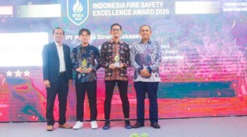 PT Pelindo Sinergi Lokaseva Raih Tiga Penghargaan pada Indonesia Fire Safety Excellence Award 2026