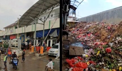 Sampah Menumpuk di Pasar Induk Cibitung, Warga Bekasi Soroti Kinerja Pemda - Teropong Rakyat