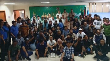 Potluck Warnai Halalbihalal PWI Jaya, 50 Jenis Hidangan Tersaji