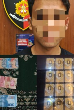 Polres Batu Ringkus Terduga Pelaku Pencurian Belasan Keping Emas di Ngantang