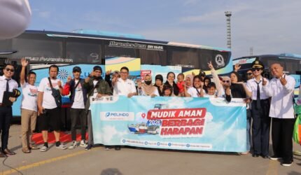 Pelindo Solusi Digital Berangkatkan Ratusan Pemudik ke Yogyakarta - Teropong Rakyat