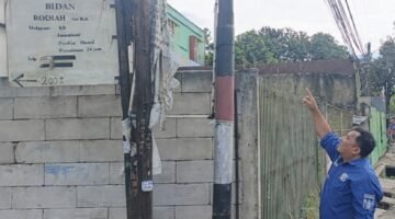 Lurah Mustikasari Sidak Proyek Kabel Optik, Aktivitas Dihentikan Sementara