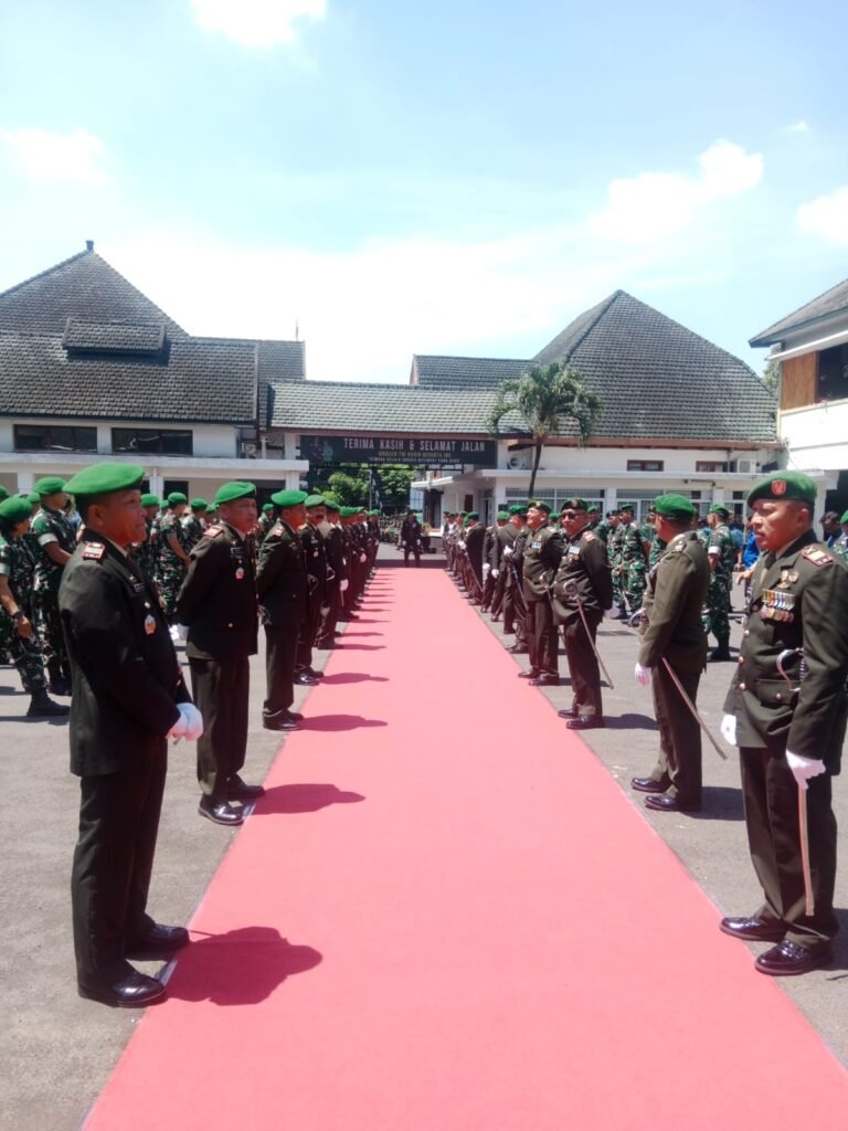 Korem 083/Baladhika Jaya Sambut Danrem Baru dan Lepas Brigjen TNI Kohir - Teropong Rakyat