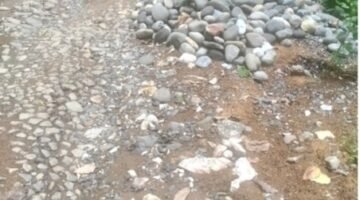 Diduga Tidak Selesainya Pembangunan Jalan di Desa Nampar Tabang, Warga Minta Aparat Penegak Hukum Periksa Kontraktor dan Pemdes