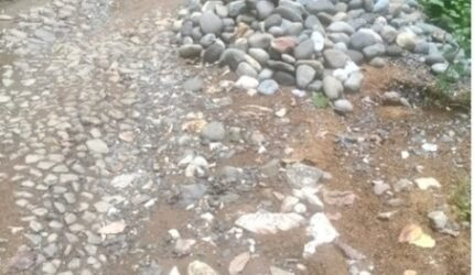 Diduga Tidak Selesainya Pembangunan Jalan di Desa Nampar Tabang, Warga Minta Aparat Penegak Hukum Periksa Kontraktor dan Pemdes - Teropong Rakyat