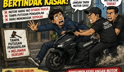Motor Nasabah Diduga Ditarik Tanpa Prosedur, AKPERSI Minta Penegakan Hukum Tegas - Teropong Rakyat