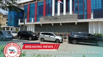 Trotoar Disulap Jadi “Kasir Jalanan”, Parkir Liar di Jalan Danau Sunter Barat Diduga Dibiarkan