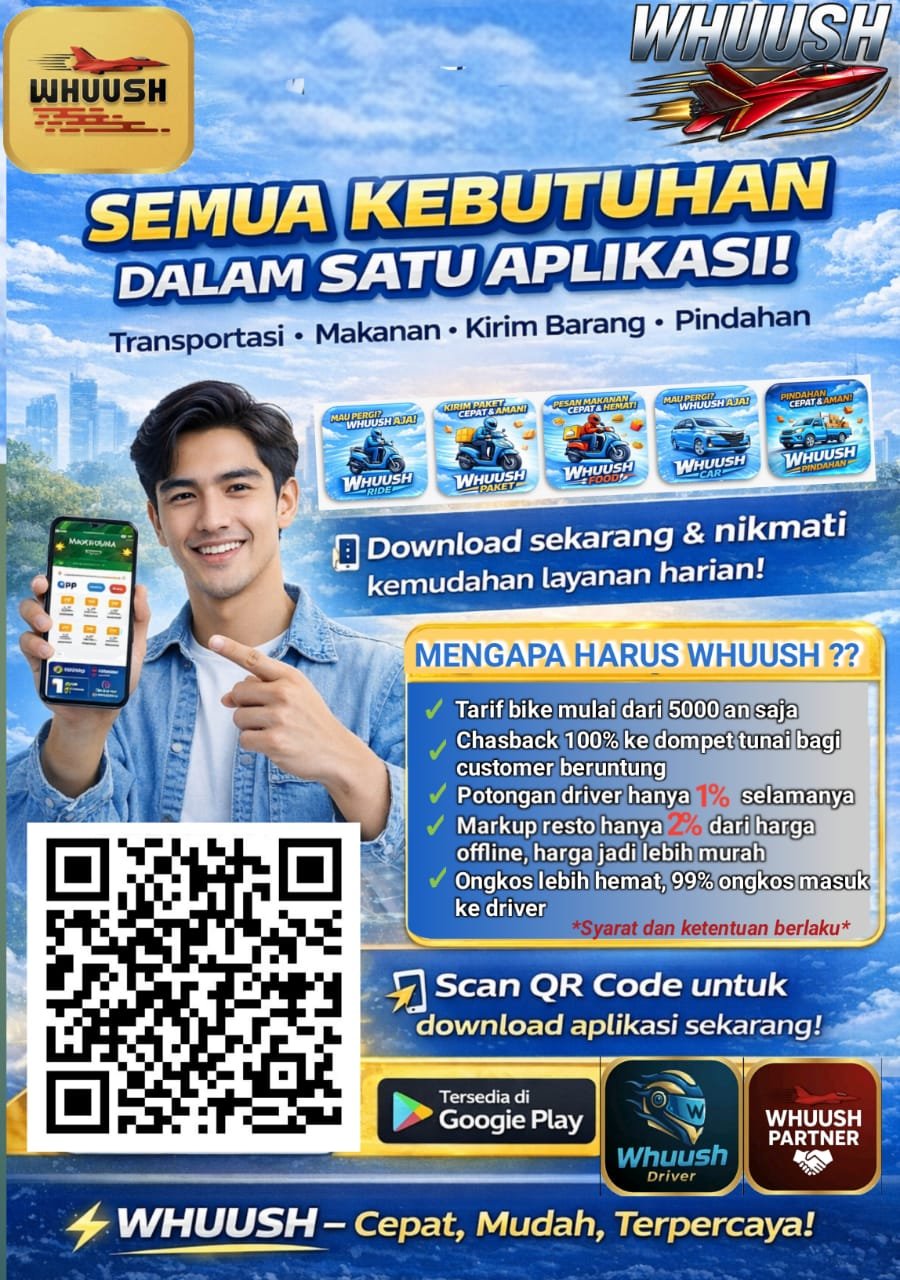 Ojol Baru WHUUSH Resmi Hadir di Jakarta, Usung Semangat “Dari Anak Bangsa untuk Bangsa” - Teropong Rakyat