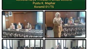 Minilokakarya Lintas Sektoral Triwulan II Kelurahan Maphar Bahas Capaian Kesehatan dan Penanganan Stunting