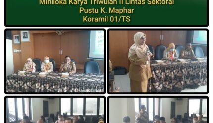 Minilokakarya Lintas Sektoral Triwulan II Kelurahan Maphar Bahas Capaian Kesehatan dan Penanganan Stunting - Teropong Rakyat