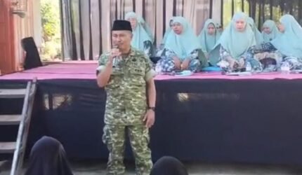 Sholawatan dan Santunan Anak Yatim di Bantur , Koramil 0818 /12 Hadir Berikan Dukungan - Teropong Rakyat
