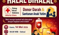 Halal Bihalal IKALIGA: Pererat Silaturahmi Lewat Donor Darah dan Santunan Anak Yatim